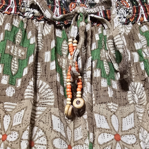 Vintage Notations 90s Peasant Bohemain Broom Skirt - Picture 6 of 8